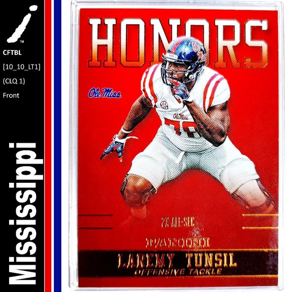 Panini Other - Ole Miss Rebels (Laremy Tunsil) - CFTBL [10_10_LT1]